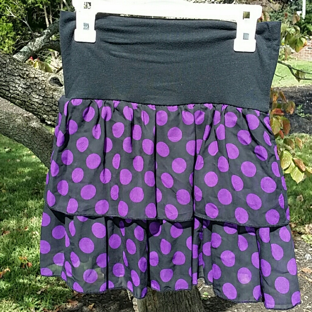 Tempted Girls Polka Dot Skirt (skort)